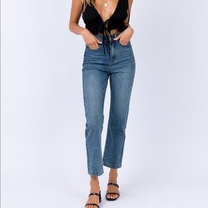 Princess Polly Straight Leg ankle length jean